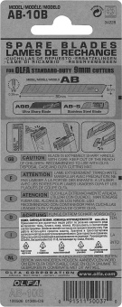 OLFA OL-AB-10B Лезвия сегментированные 10 шт., 9х80х0.38 мм