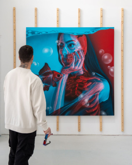 Краска аэрозольная Montana BLACK Artist Edition INSANE 51 400 мл + 3D очки