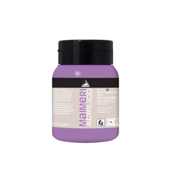 Краска акриловая Maimeri Acrilico Permanent Violet Reddish Light (Фиолетовый Пармский), 500 мл