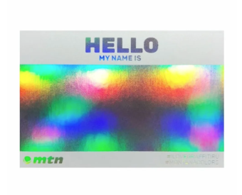 MTN Набор стикеров 10 шт. HELLO HOLO EGGSHELL