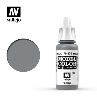 158. 70870 Краска Vallejo Model Color Medium Sea Grey (Средний Морской Серый)