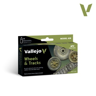 71213 Набор красок Vallejo Wheels & Tracks (6 цв.)