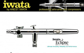 Аэрограф Iwata Eclipse HP-SBS с боковой чашкой 1,5 мл