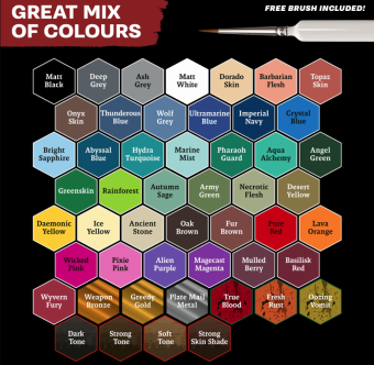 Набор красок Army Painter – Warpaints Fanatic: Mega Set