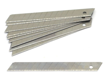 JAS 4059 Набор лезвий к ножу выдвижному, 0,6 х 85 х 9 мм, 10 шт./уп.