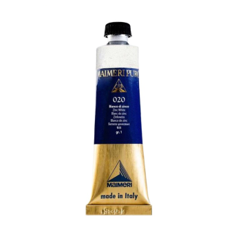 Краска масляная Maimeri Puro Zinc White (Белила цинковые), 40 мл