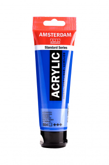 Краска акриловая Amsterdam туба 120 мл №504 Ultramarine