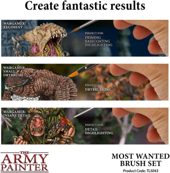 Набор кистей Army Painter – Most Wanted Brush Set