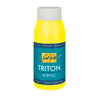 Краска акриловая Solo Goya Triton 750 мл, лимонный