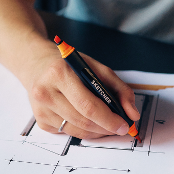 Набор маркеров Molotow Sketcher Main Kit 3 (12 шт.)