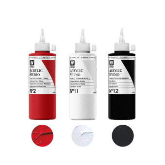 Набор красок Vallejo Acrylic Studio №8 Combination, 3 шт.