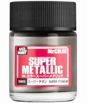 Mr. Hobby Краска 18 мл SM05 SUPER TITANIUM
