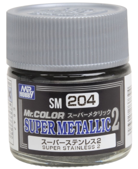 Mr. Hobby Краска 10 мл SM204 Super Stainless 2