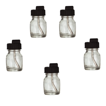 SATA 53033 Набор стеклянных бачков 25 мл с элементом подсоединения (5 шт.) для decor 2000 и minijet