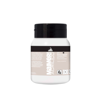 Краска акриловая Maimeri Acrilico Titanium White (Белила титановые), 500 мл