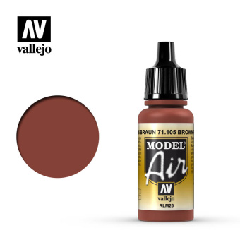 71105 Краска Vallejo Model Air Brown RLM26 (Коричневый RLM26)