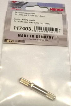 Harder&Steenbeck HS-117403 Игла-шабер для очистки форсунок  размером от 0,2 мм до 1,2 мм