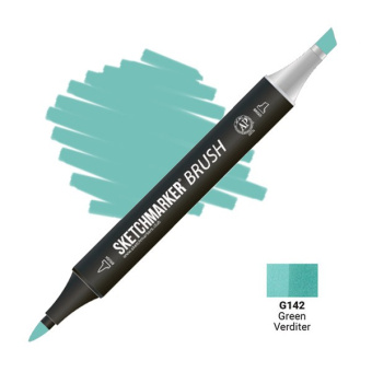 Маркер SKETCHMARKER Brush G142 Green Verditer