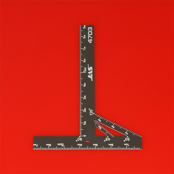 JAS 4703 Угольник-транспортир