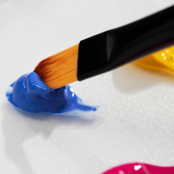 Finenolo Набор кистей синтетика мягкая 6 шт. в блистере (круглая № 2, плоские № 6, 8, овальные № 6, 8, 10)