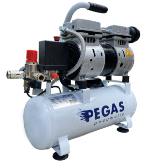 Бесшумный компрессор Pegas PG-600 безмасляный