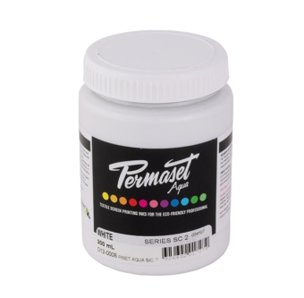Краска акриловая Permaset Aqua для шелкографической печати 300 мл, цвет белый