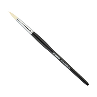 Кисть для акрила Sketchmarker 351 №6, жесткая синтетика, круглая, ручка короткая