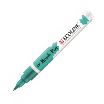 Маркер акварельный Ecoline кисть №661 Turquoise green