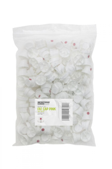 Кэп Montana Fat Cap White/Pink, белый с розовой вставкой, 12 см (уп. 50 шт.)