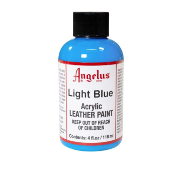 Краска для кожи и ткани Angelus Leather Acrylic Paint 041 Light blue, 118 мл