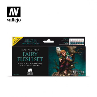 74101 Набор красок Vallejo Fairy Flesh (8 цветов)