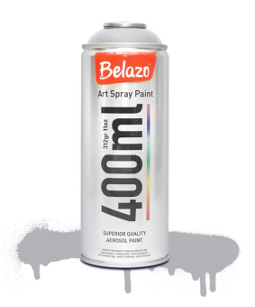 Краска аэрозольная Belazo Art Spray Light Grey, 400 мл