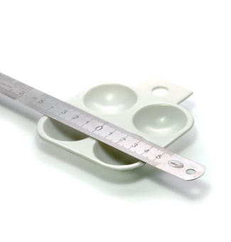 MiniWarPaint Палитра для краски прямоугольная, 4 ячейки