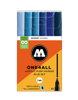 Набор маркеров Molotow ONE4ALL 127HS Greenl Set (2 мм / 6 шт.)