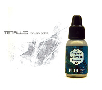 Краска Pacific88 М18 Белое золото (White gold) 10 мл