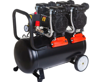 Бесшумный компрессор Pegas Pneumatic PG-2800*2 безмасляный