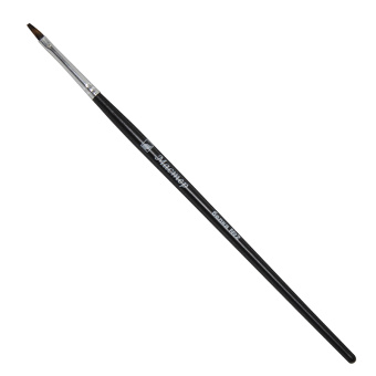 Кисть Альбатрос серии Мастер, из волоса белки, плоская №2, короткая ручка