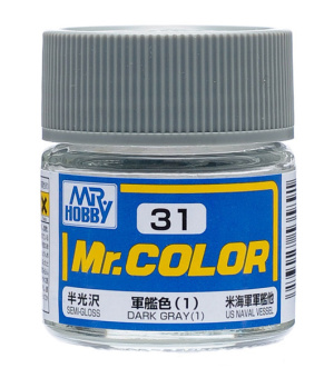 Mr. Hobby Краска 10 мл C31  DARK GRAY (1)