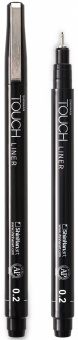 Ручка капиллярная TOUCH LINER 0.2 мм Black (Черный)