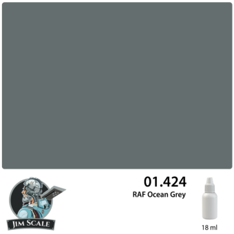Краска акриловая Jim Scale 01.424 цвет RAF Ocean Grey, 18 мл