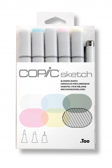 Набор маркеров Copic Sketch Set Blending Basics (6 шт., в пластиковой упаковке)