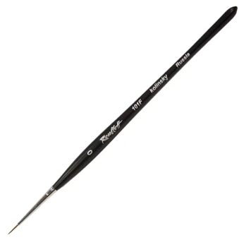 Кисть Roubloff серии 111f №0 колонок, круглая, укороченная