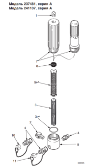 Graco 241107 Блок фильтра в сборе, 3/8, 350 бар (плакированная сталь) Merkur