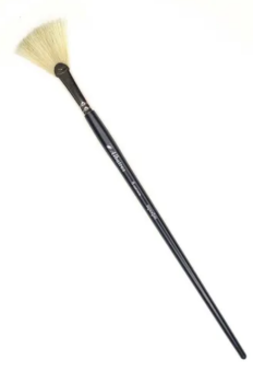 Кисть Альбатрос серии Профи, щетина, веерная №8