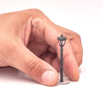 MiniWarPaint Столб фонарный "деревянный" 1 фонарь, размер XS (3 шт.)