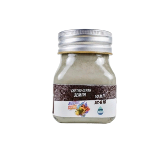 Хася Моделист Акриловая смесь Светло-серая земля мелкозернистая, 50 мл