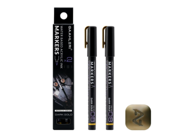 Набор маркеров Gaahleri Metallic Series X 2 Dark Gold