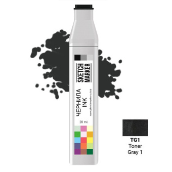 Чернила спиртовые SKETCHMARKER 22 мл цв. TG1 Toner Gray 1