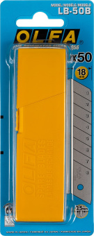 OLFA OL-LB-50B Лезвия сегментированные 18 мм, 50 шт.