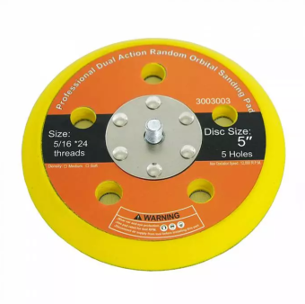 Schtaer 5pad-5H-Sticked-soft Опора для шлифовальной машинки, 125 мм, 6 отв.